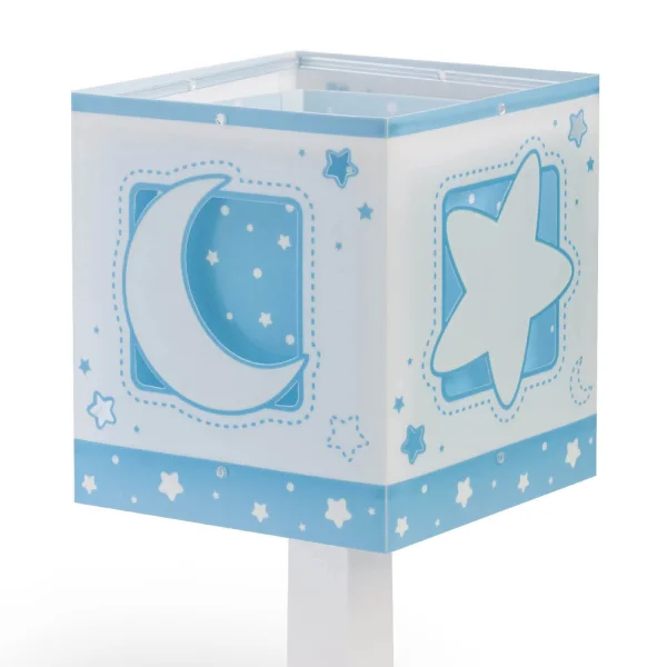 LÁMPARA DE MESA LUNA AZUL