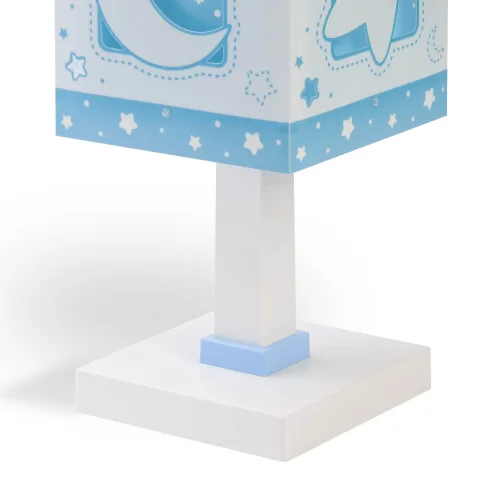 LÁMPARA DE MESA LUNA AZUL