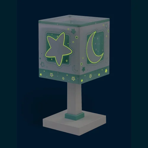 LÁMPARA DE MESA LUNA VERDE LÁMPARA DE MESA LUNA VERDE