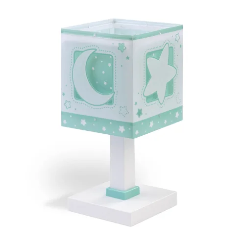 LÁMPARA DE MESA LUNA VERDE LÁMPARA DE MESA LUNA VERDE