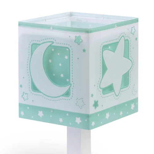 LÁMPARA DE MESA LUNA VERDE LÁMPARA DE MESA LUNA VERDE