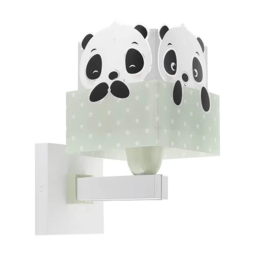 APLIQUE DE PARED PANDA VERDE