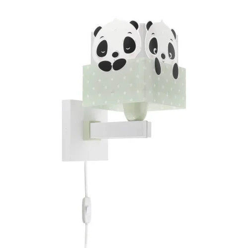 APLIQUE DE PARED PANDA VERDE