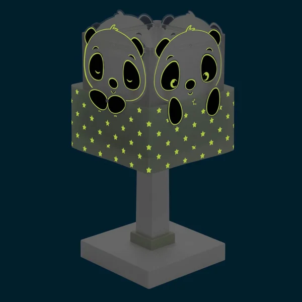 LÁMPARA DE MESA PANDA VERDE LÁMPARA DE MESA PANDA VERDE