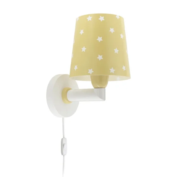 APLIQUE DE PARED STAR LIGHT AMARILLO