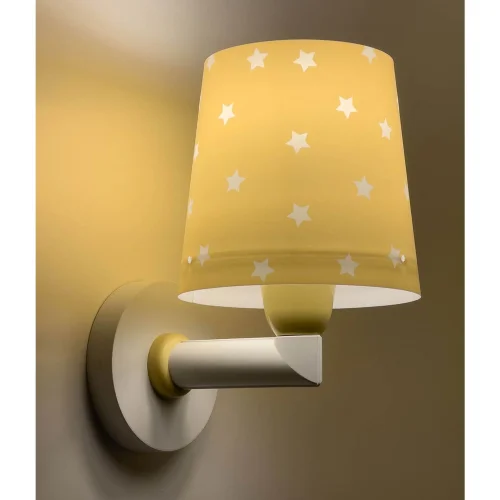 APLIQUE DE PARED STAR LIGHT AMARILLO