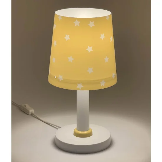 LÁMPARA DE MESA STAR LIGHT AMARILLA 2