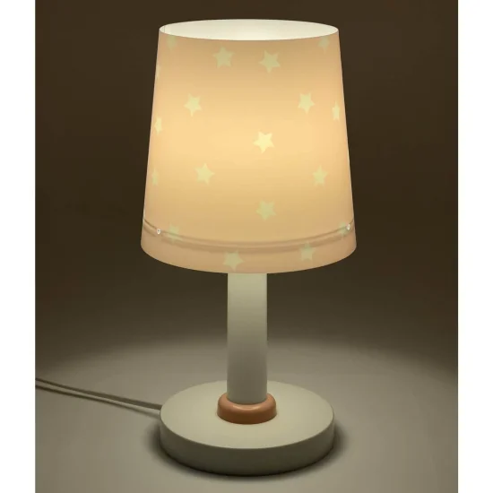 LÁMPARA DE MESA STAR LIGHT ROSA 2