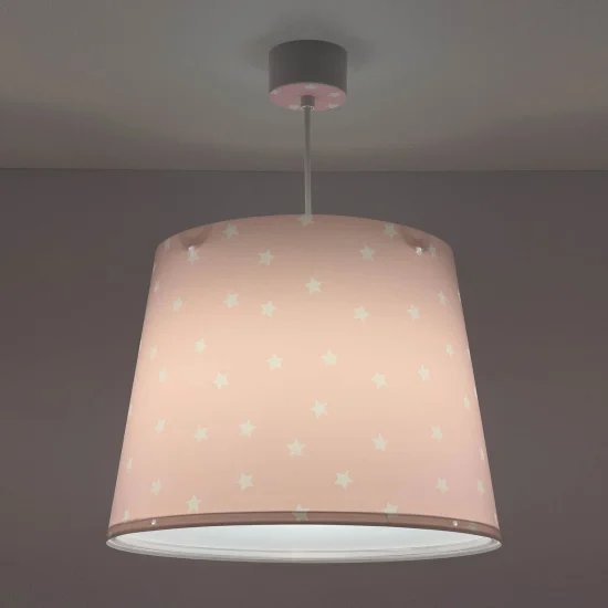 LÁMPARA DE TECHO STAR LIGHT ROSA 2