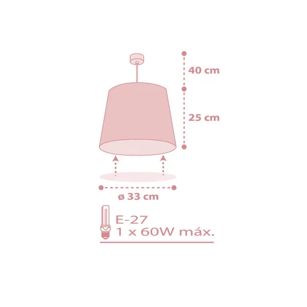 LÁMPARA DE TECHO STAR LIGHT ROSA LÁMPARA DE TECHO STAR LIGHT ROSA