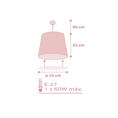 LÁMPARA DE TECHO STAR LIGHT ROSA LÁMPARA DE TECHO STAR LIGHT ROSA