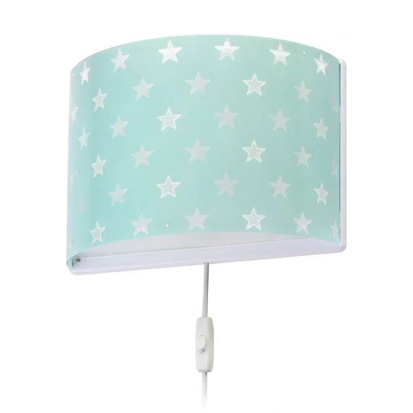 APLIQUE DE PARED INFANTIL STARS VERDE
