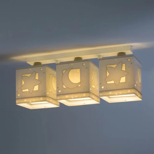 PLAFÓN 3 LUCES LUNA GRIS PLAFÓN 3 LUCES LUNA GRIS