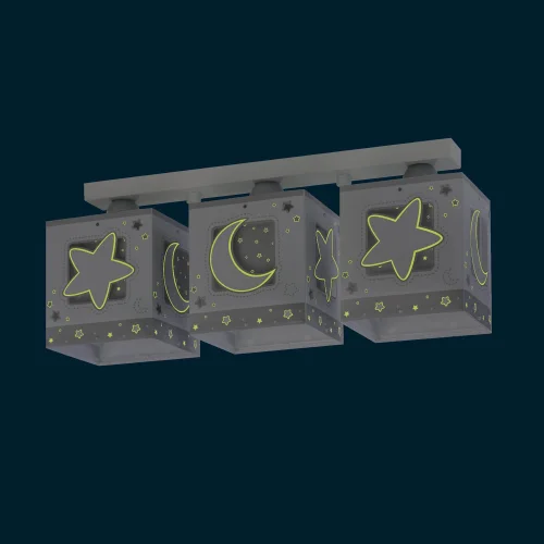 PLAFÓN 3 LUCES LUNA GRIS PLAFÓN 3 LUCES LUNA GRIS