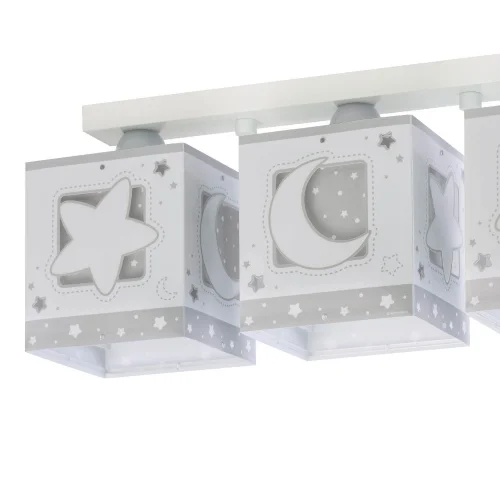 PLAFÓN 3 LUCES LUNA GRIS PLAFÓN 3 LUCES LUNA GRIS