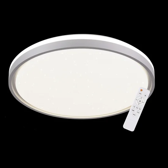 PLAFÓN LED 58W PW LED REGULABLE BLANCO PLATA CIRCULAR TELLUS 2