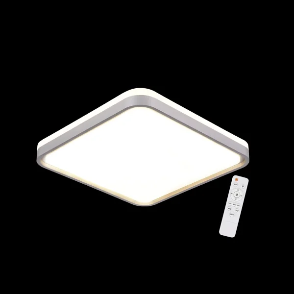 PLAFÓN LED 58W PW LED REGULABLE BLANCO PLATA CUADRADO TELLUS