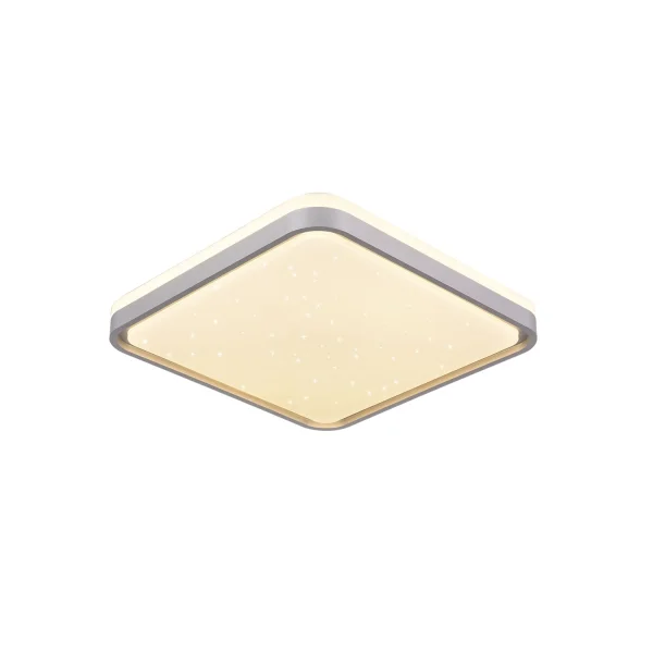 PLAFÓN LED 58W PW LED REGULABLE BLANCO PLATA CUADRADO TELLUS