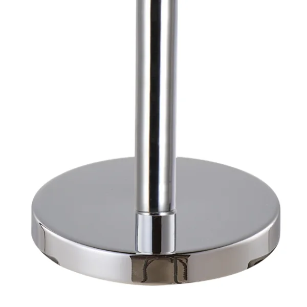 LÁMPARA DE MESA 1 LUZ CRISTAL EXTERIOR TRANSPARENTE INTERIOR BLANCO Ø16,5 NOLINA