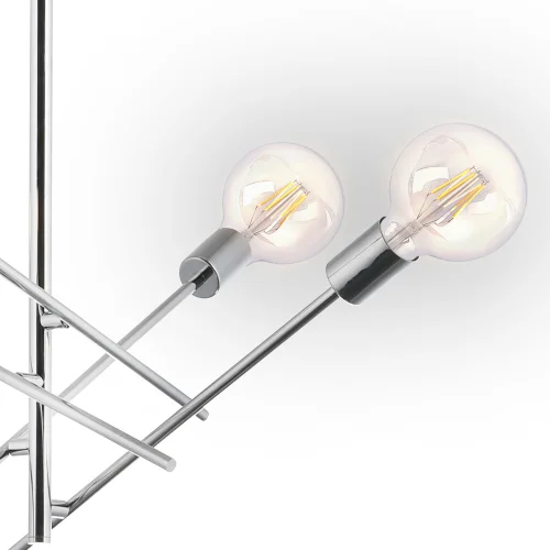 LÁMPARA DE TECHO RIGEL 4 LUCES CROMO LÁMPARA DE TECHO RIGEL 4 LUCES CROMO
