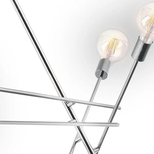 LÁMPARA DE TECHO RIGEL 4 LUCES CROMO LÁMPARA DE TECHO RIGEL 4 LUCES CROMO