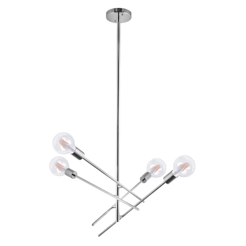 LÁMPARA DE TECHO RIGEL 4 LUCES CROMO LÁMPARA DE TECHO RIGEL 4 LUCES CROMO