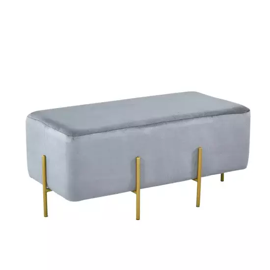 PUFF RECTANGULAR GRIS WOLK