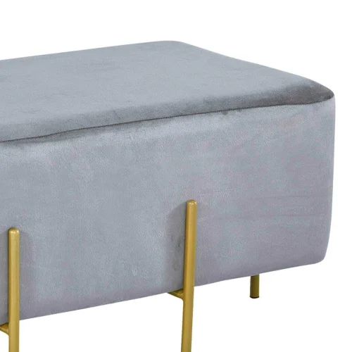 PUFF RECTANGULAR GRIS WOLK PUFF RECTANGULAR GRIS WOLK