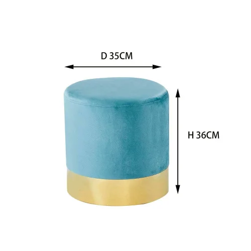 PUFF AGUAMARINA FIORELLA