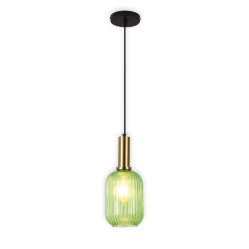 LÁMPARA DE TECHO 1 LUZ TULIPA VERDE E27 SHELBY