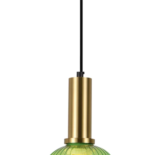 LÁMPARA DE TECHO 1 LUZ TULIPA VERDE E27 SHELBY