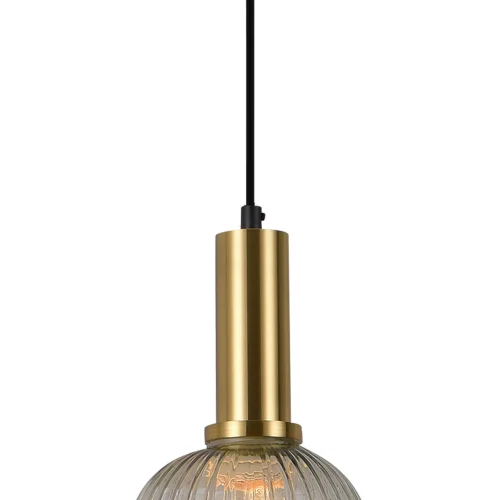 LÁMPARA DE TECHO 1 LUZ TULIPA ÁMBAR E27 SHELBY