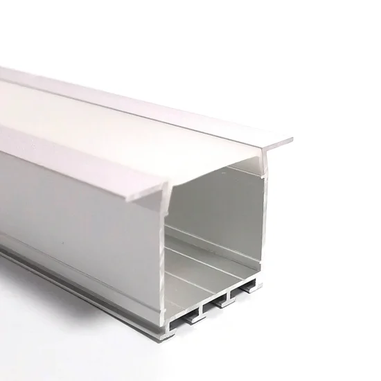PERFIL ALUMINIO PARA TIRAS LED EMPOTRABLE DOBLE TIRA 26x26mm 2