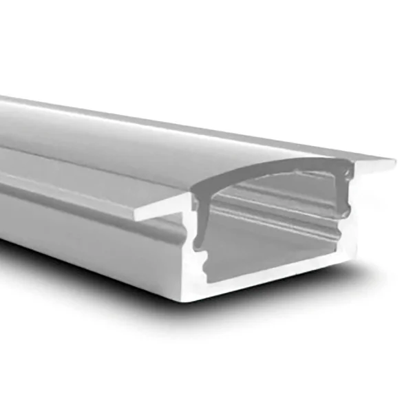 Perfil Empotrable Aluminio para Tira LED de 2M
