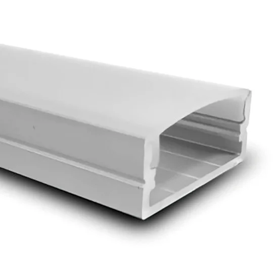PERFIL ALUMINIO PARA TIRA LED SUPERFICIE DOBLE TIRA 23,5x9,7mm 2
