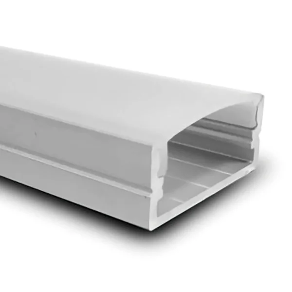 PERFIL ALUMINIO PARA TIRA LED SUPERFICIE DOBLE TIRA 23,5x9,7mm