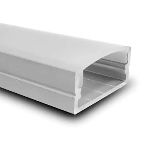 PERFIL ALUMINIO PARA TIRA LED SUPERFICIE DOBLE TIRA 23,5x9,7mm