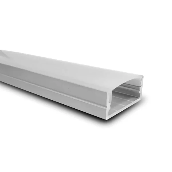 Perfil Aluminio De Superficie Blanco 2M LM3702 LEDME