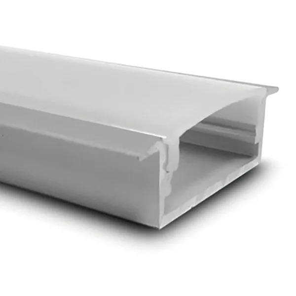 PERFIL ALUMINIO PARA TIRAS LED EMPOTRABLE DOBLE TIRA 23,5x9,7mm PERFIL ALUMINIO PARA TIRAS LED EMPOTRABLE DOBLE TIRA 23,5x9,7mm