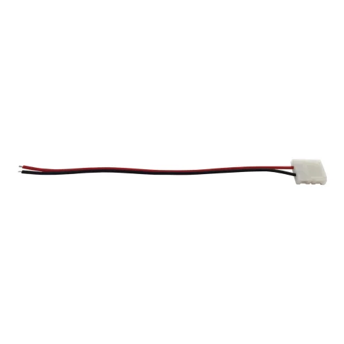 CONECTOR CABLEADO A UN LADO ROJO Y NEGRO PARA TIRA LED MONOCOLOR CONECTOR CABLEADO A UN LADO ROJO Y NEGRO PARA TIRA LED MONOCOLOR