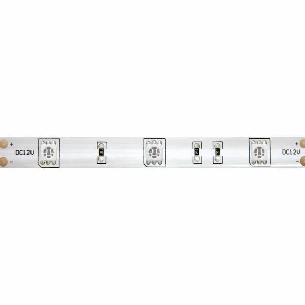 TIRA LED 12V DC 8W 30LED 1M LUZ ROJA IP44 TIRA LED 12V DC 8W 30LED 1M LUZ ROJA IP44