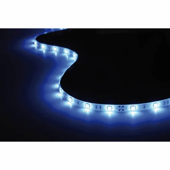 TIRA LED 12V DC 8W 30LED 1M LUZ AZUL IP44