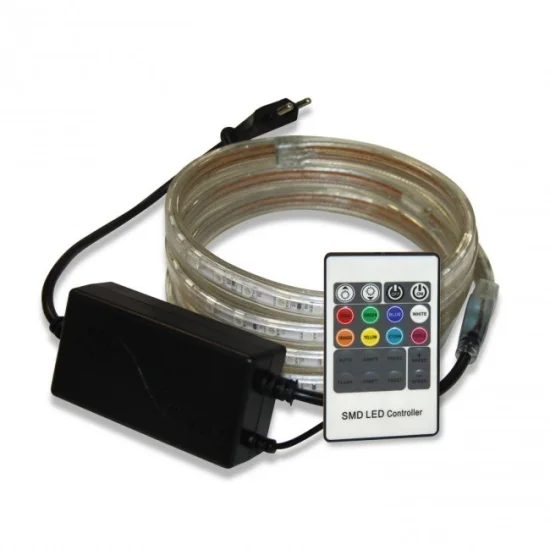 TIRA LED 220V AC 14,4 W 60LEDS 1M RGB IP65 2