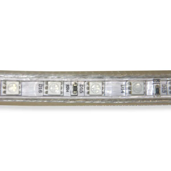 TIRA LED 220V AC 14,4 W 60LEDS 1M RGB IP65