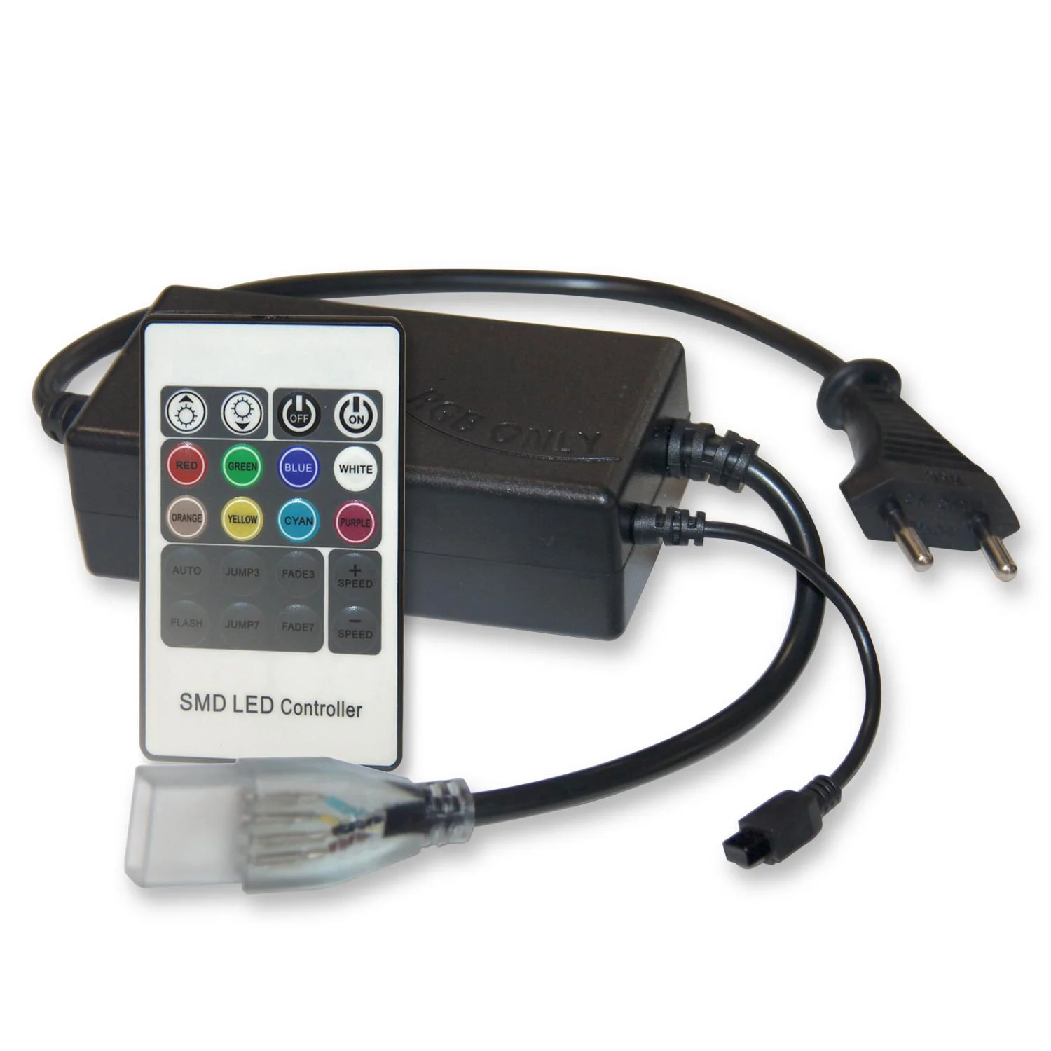 Rectificador De Corriente A 220 V Con Enchufe RGB hasta 50M Con