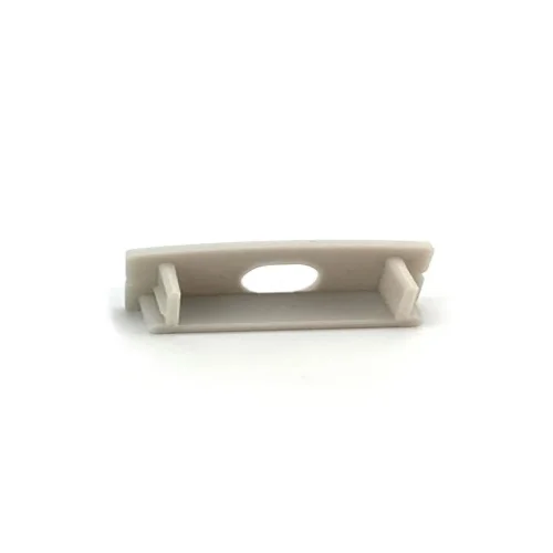 TAPA CON AGUJERO PARA PERFIL DE SUPERFICIE 2,3 CM GRIS