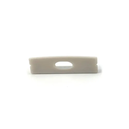 TAPA CON AGUJERO PARA PERFIL DE SUPERFICIE 2,3 CM GRIS