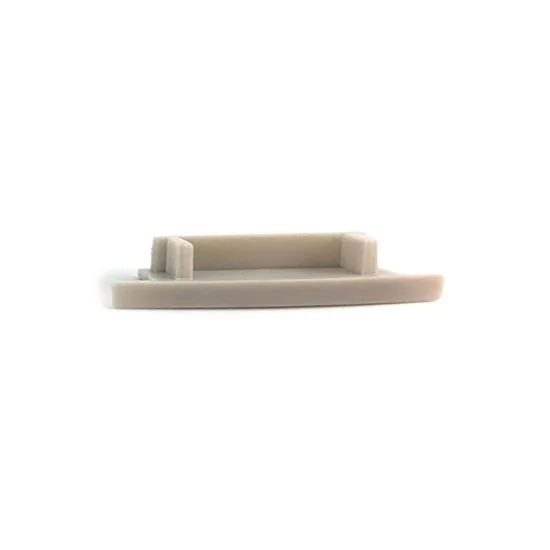 TAPA PARA PERFIL EMPOTRABLE 3 CM GRIS 2