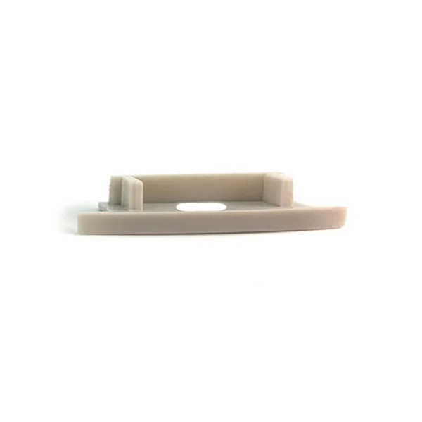 TAPA CON AGUJERO PARA PERFIL EMPOTRABLE 3 CM GRIS