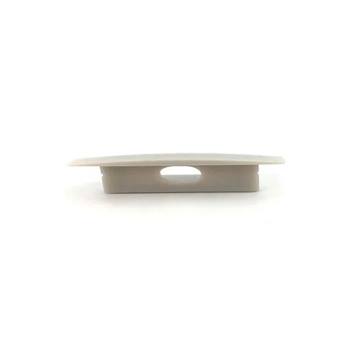 TAPA CON AGUJERO PARA PERFIL EMPOTRABLE 3 CM GRIS TAPA CON AGUJERO PARA PERFIL EMPOTRABLE 3 CM GRIS
